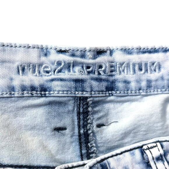 Rue 21 Jeans Bundle Mens Blue Acid Wash 30/32 White Moto S/30 Rave Skater - Picture 5 of 11